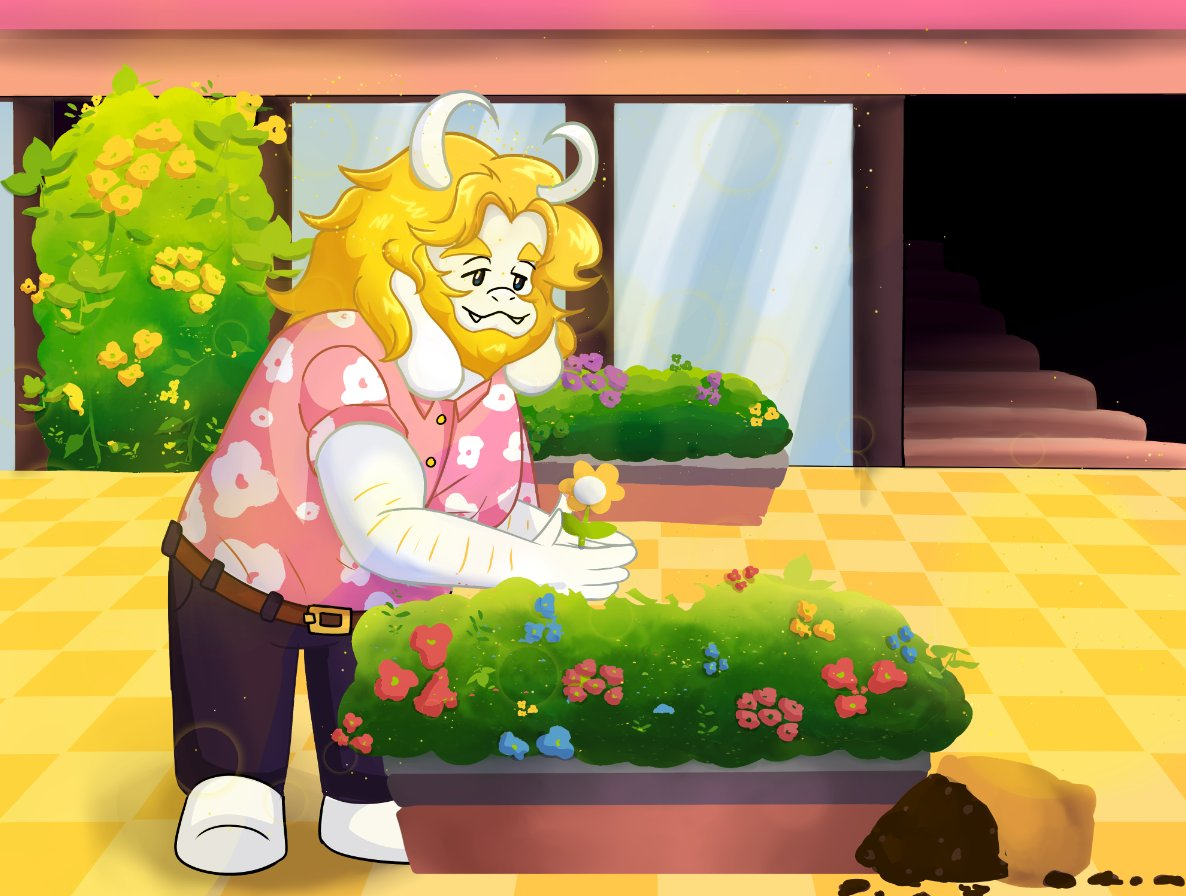 Asgore Dreemur from deltarune