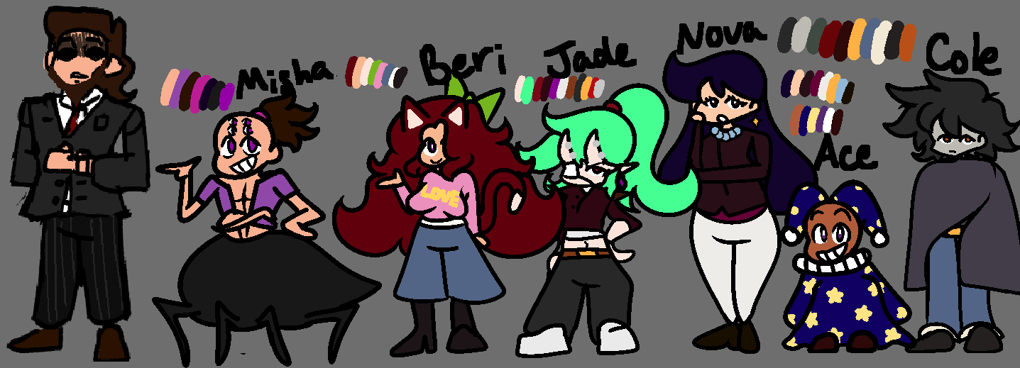 STONE:HEART Main Characters